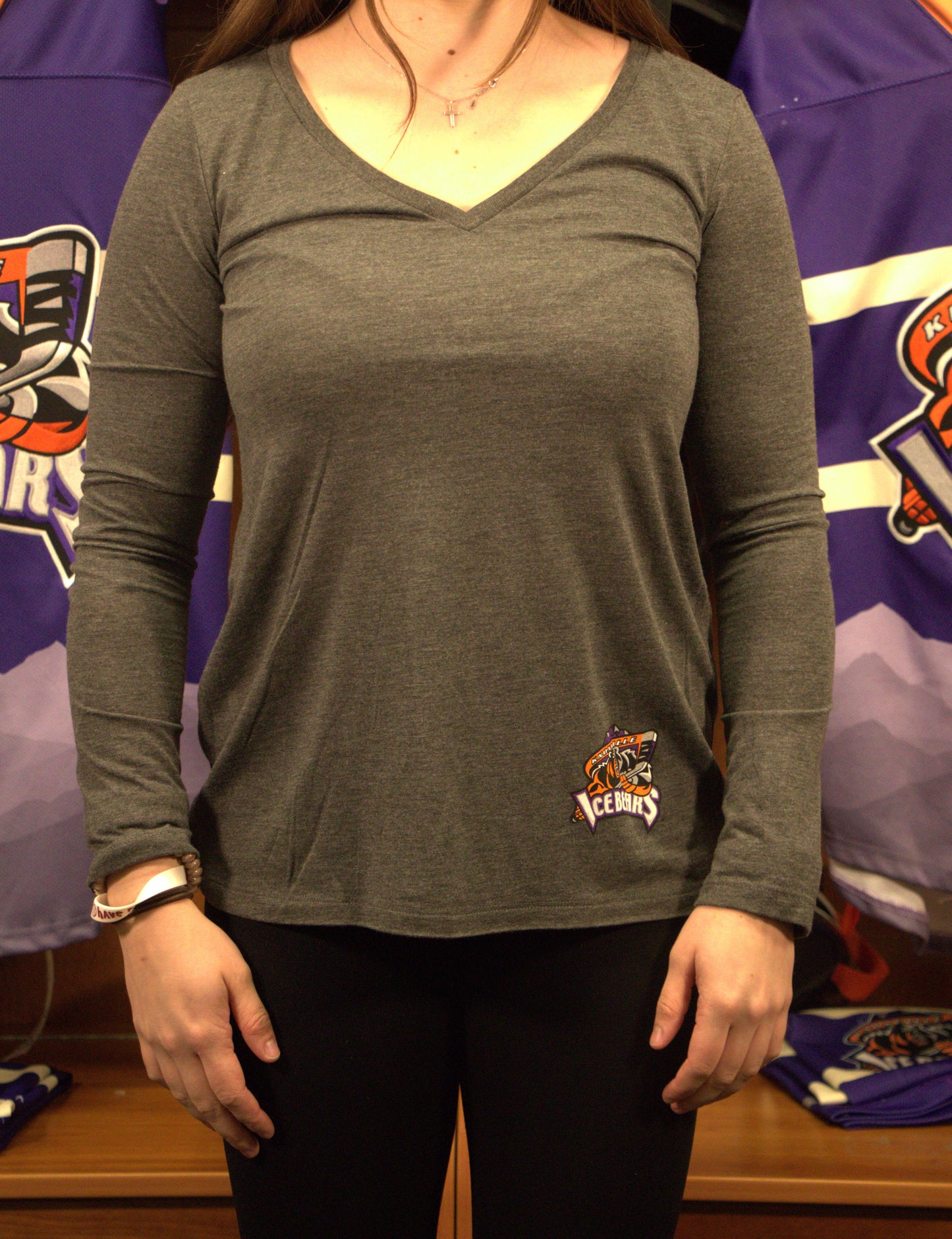 Women's Long Sleeve Hip Logo Shirt