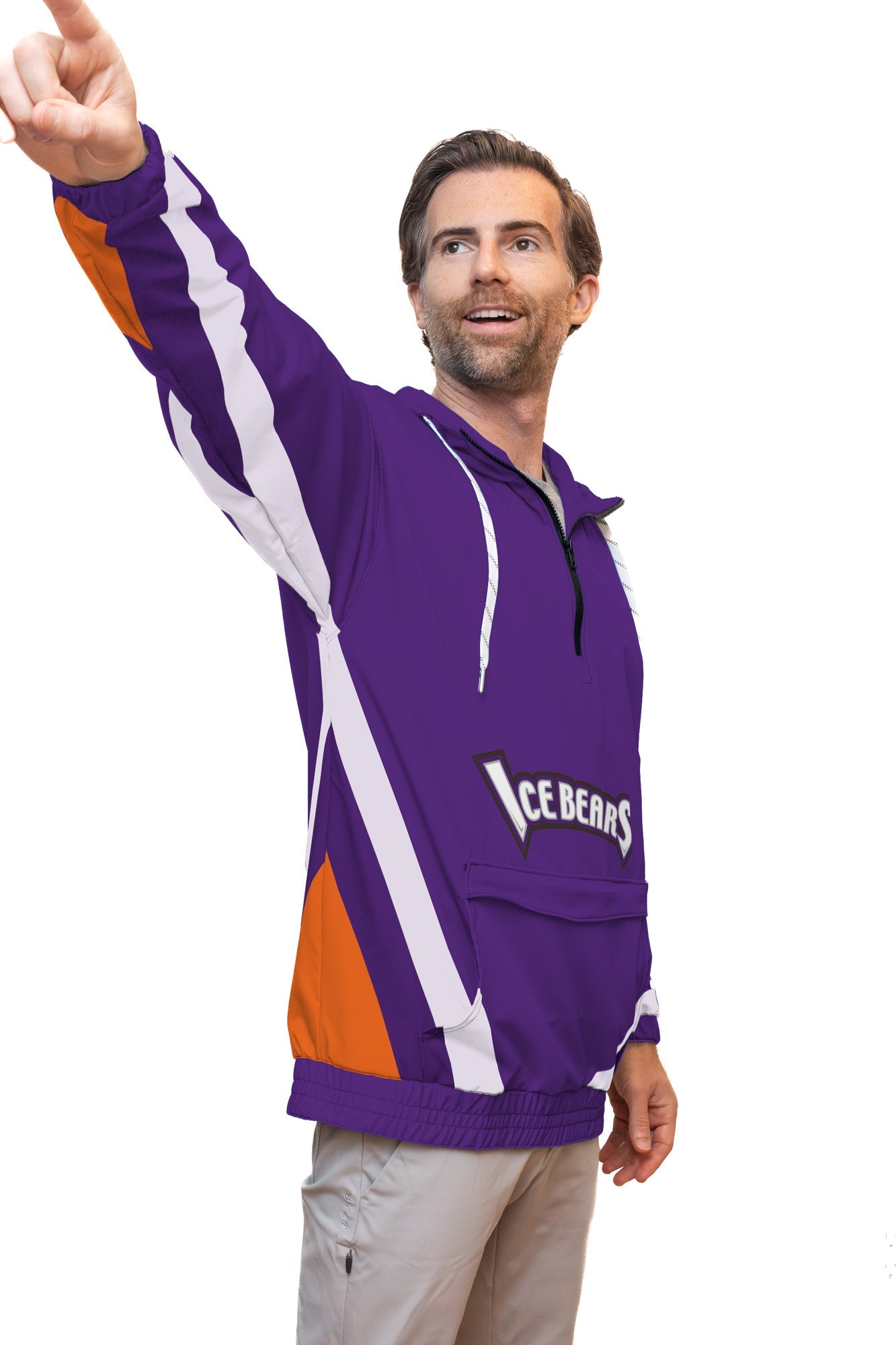 Bench Clearers Knoxville Ice Bears Hockey Windbreaker