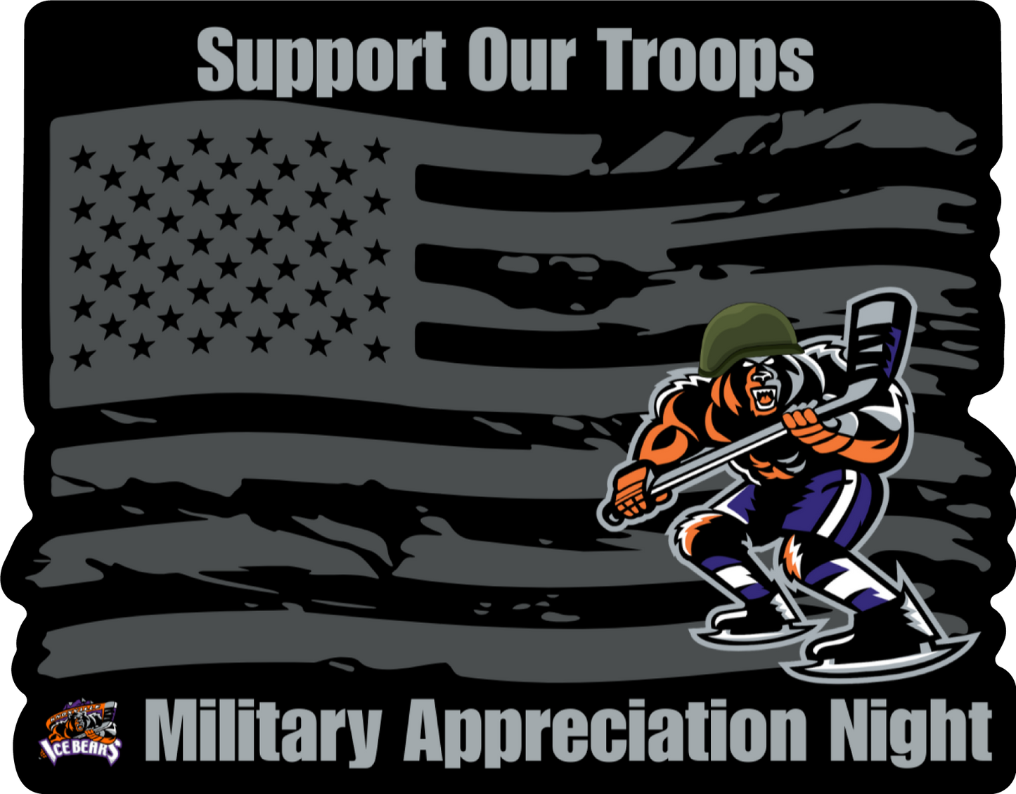 4" Military Appreciation Decal