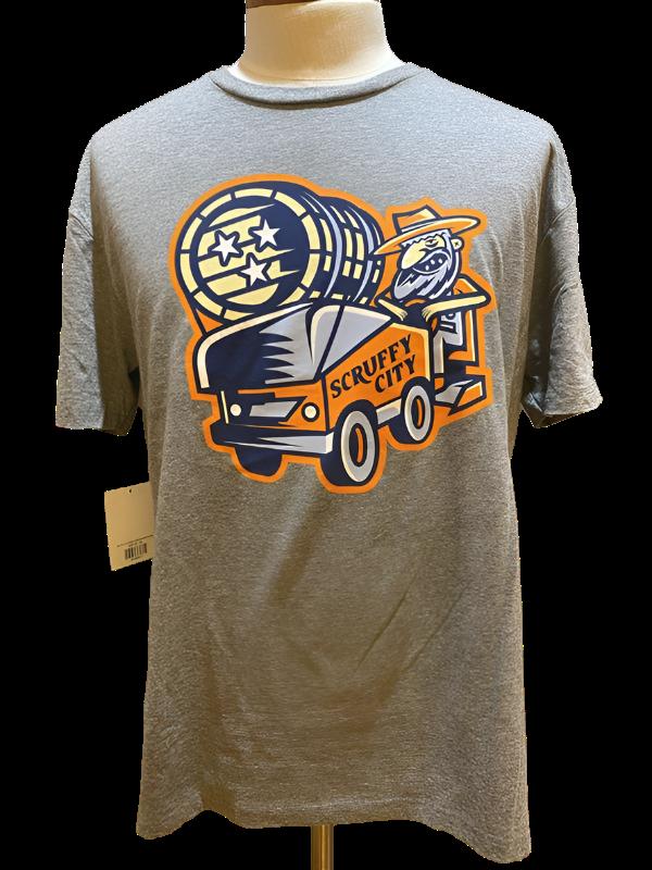 Scruffy City Shiners Tee Graphite Heather