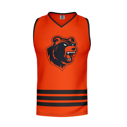 Bench Clearers Knoxville Ice Bears ROARange Hockey Tank - Orange - Polyester