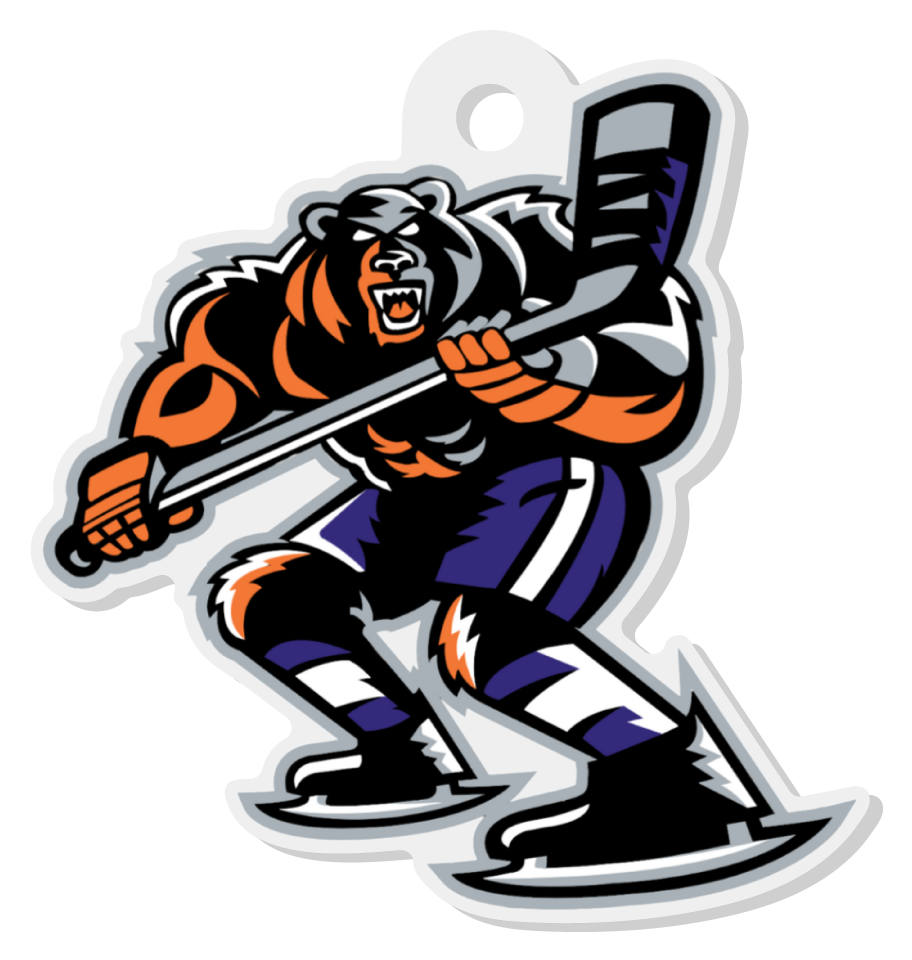 Keychain Skating Bear