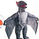 Dinosaur Costume - Adult - Grey