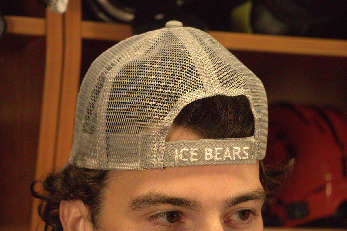 Trucker Hat Grey with Word Logo - 2