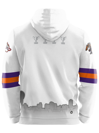 Knoxville Ice Bears 25-26 Away Hockey Hoodie - 2