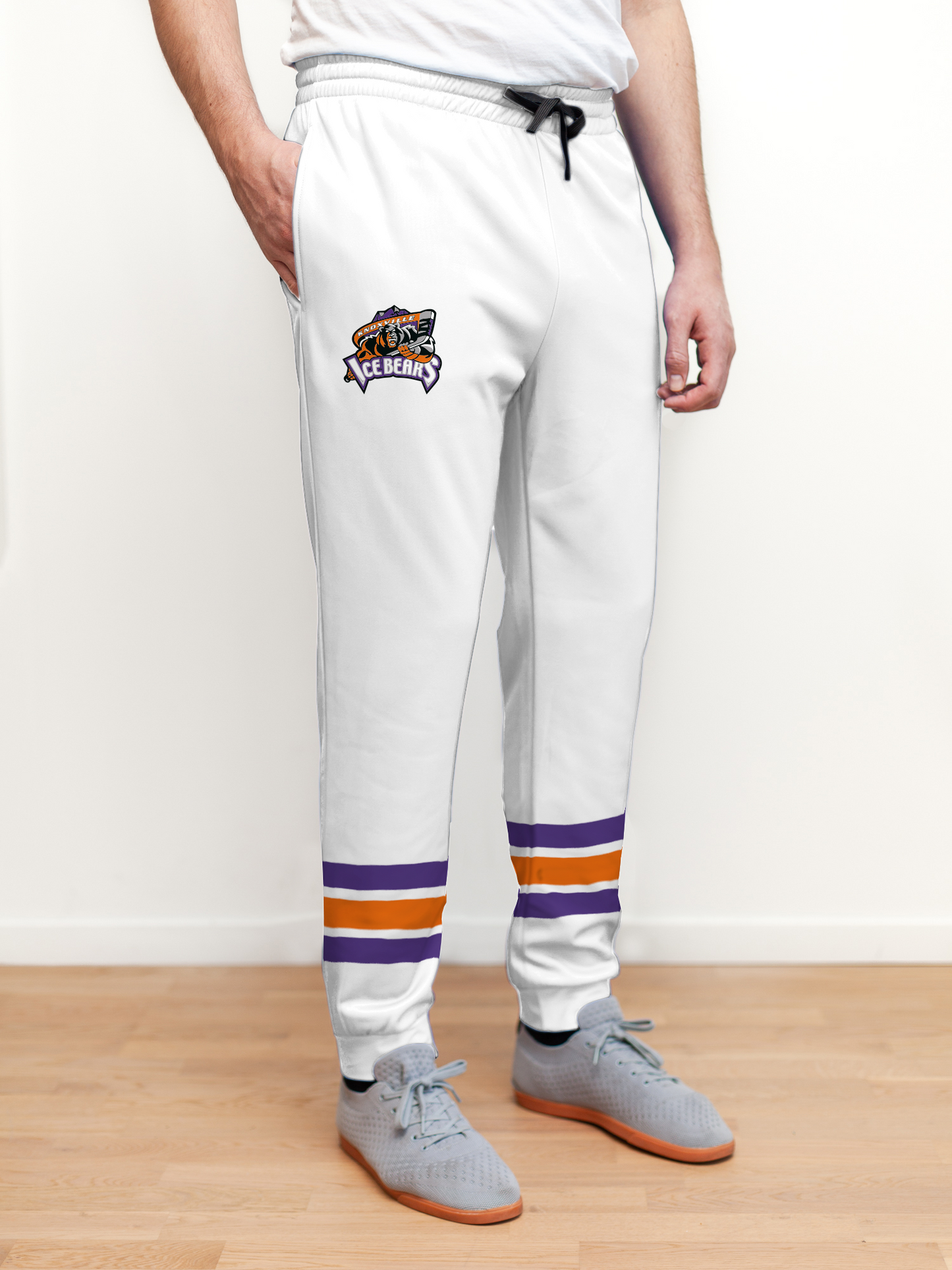 Knoxville Ice Bears 25-26 Away Hockey Jogger Pants