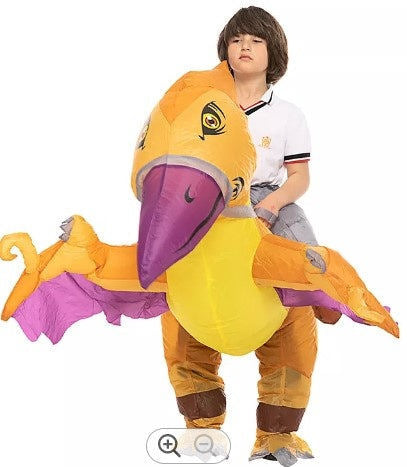 Dinosaur Costume - YMLXL - Orange