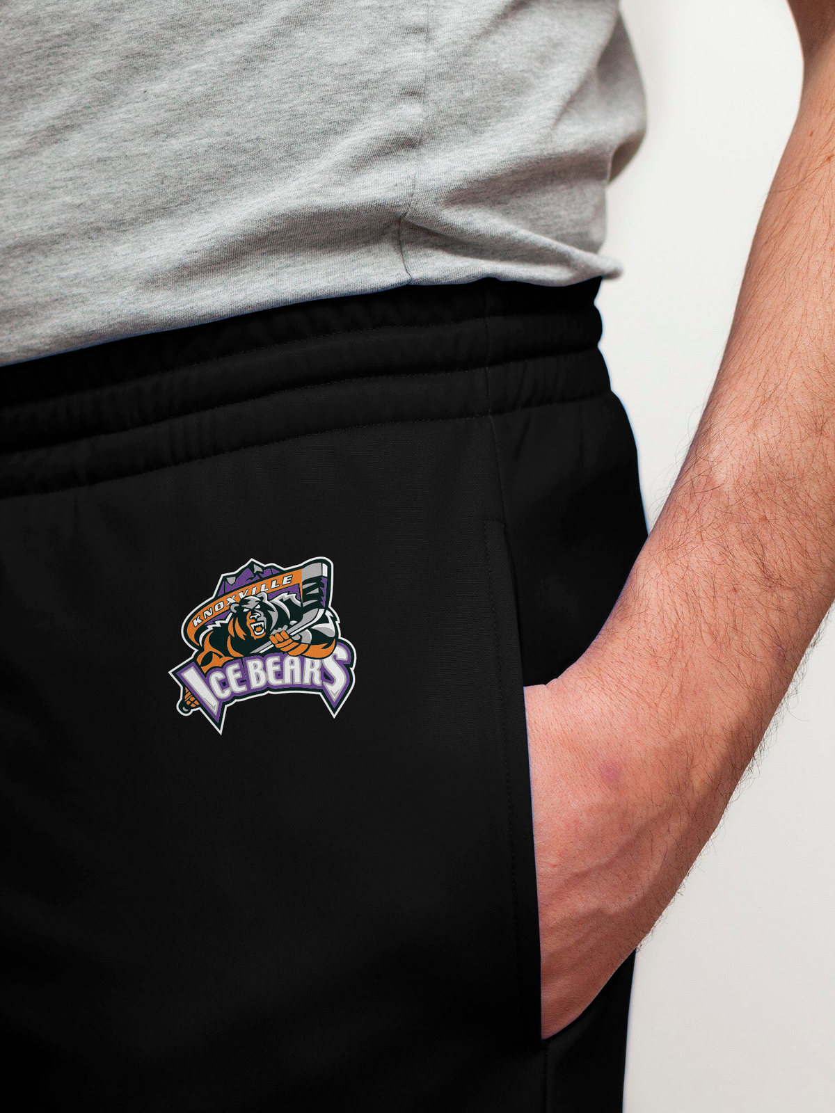 Knoxville Ice Bears 25-26 Home Hockey Jogger Pants - 2