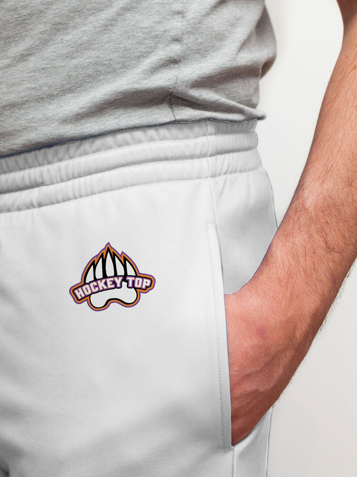 Knoxville Ice Bears 25-26 Away Hockey Jogger Pants - 2