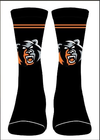 Team Socks BlackBearFace Crew