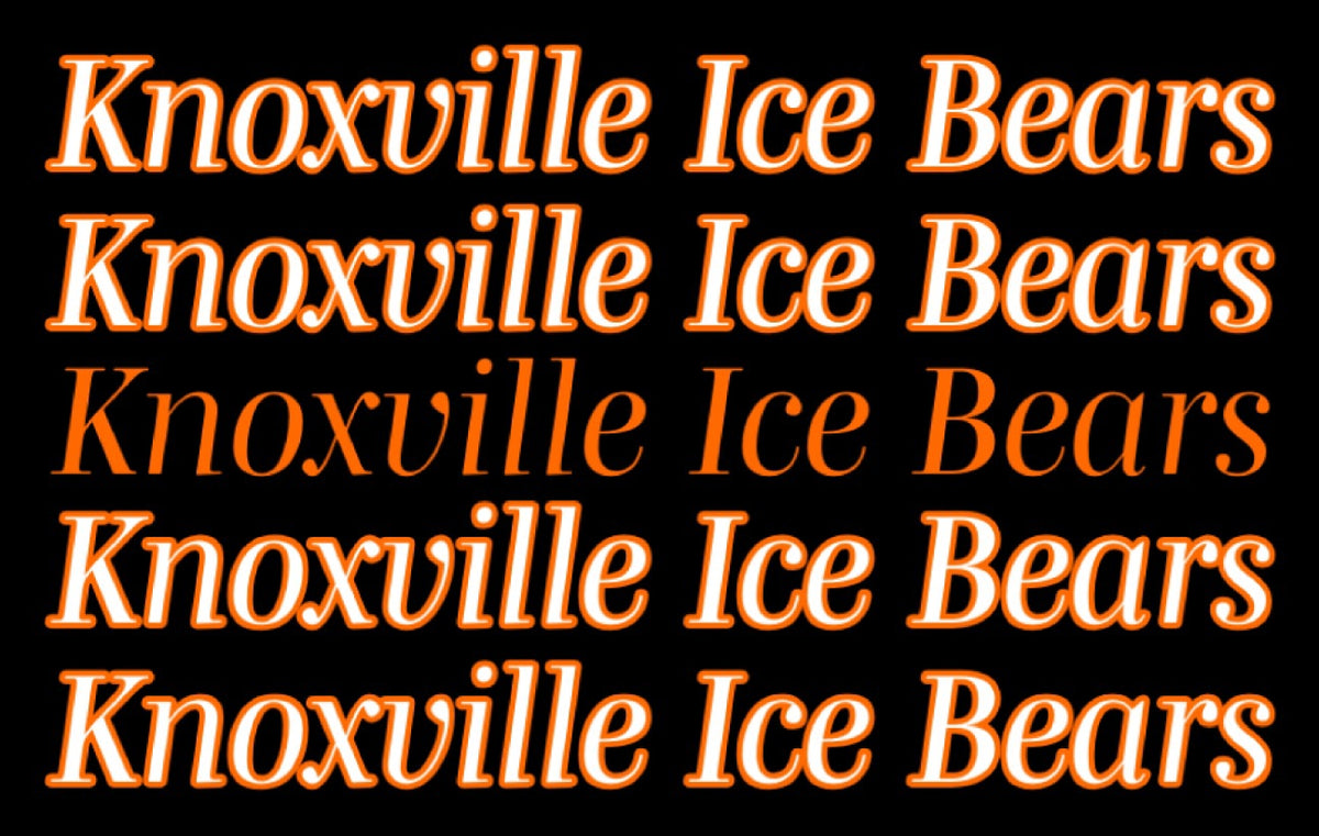 3" KIB Repeating Decal