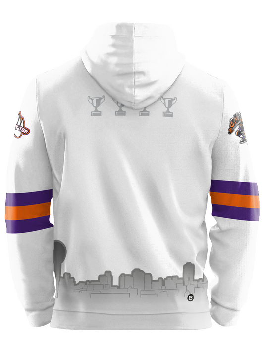 Knoxville Ice Bears 25-26 Away Hockey Hoodie - 2
