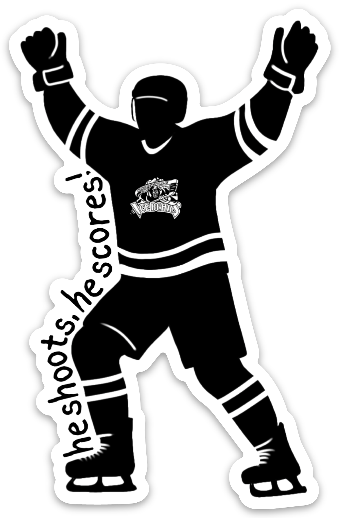 He Shoots, He Scores Decal