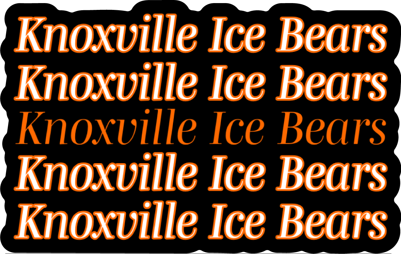 3" KIB Repeating Decal