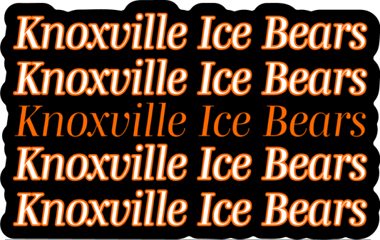 3" KIB Repeating Decal