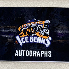 Ice Bears Autograph Book